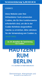 Mobile Screenshot of hautzentrum-berlin.de